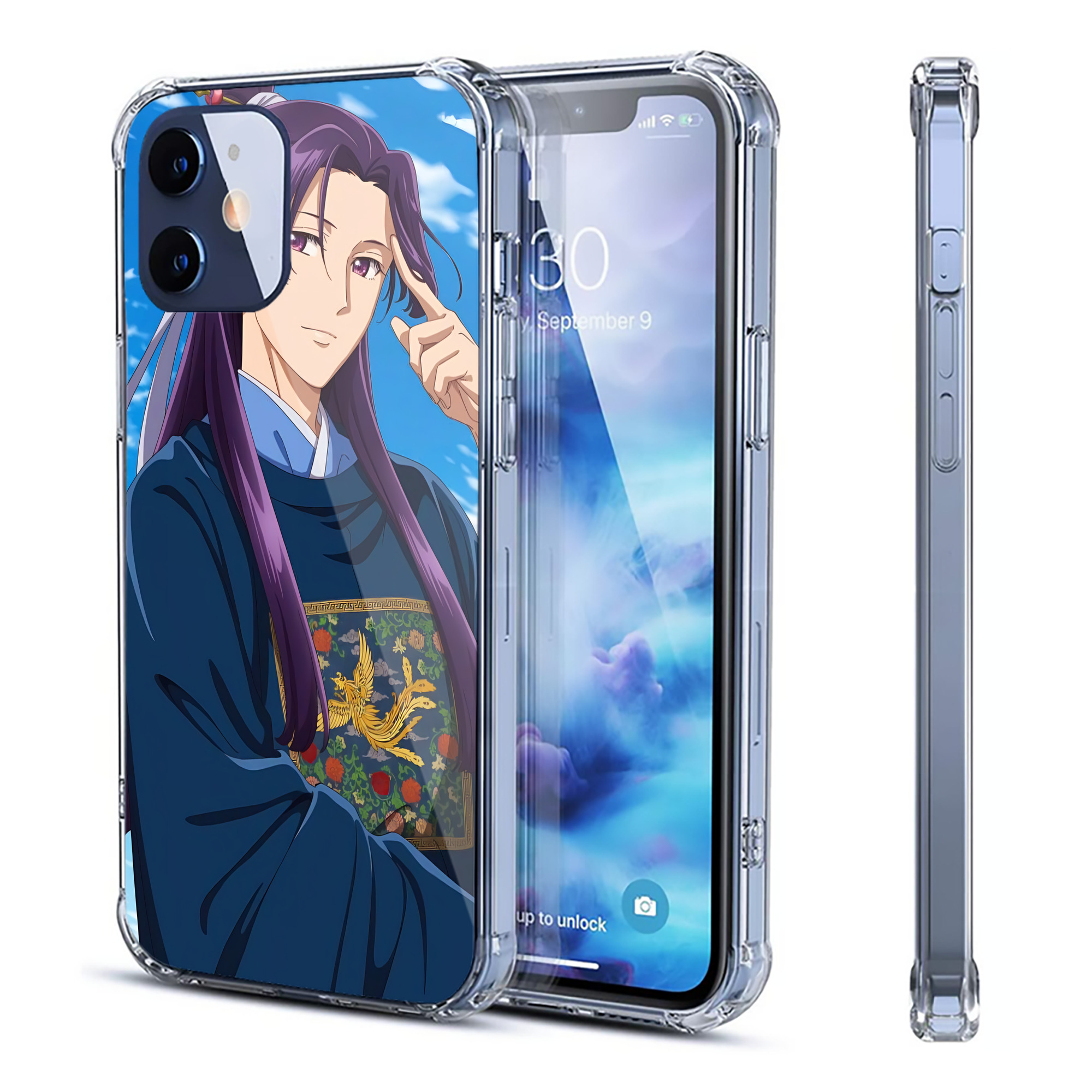 （画像用） 薬屋のひとりごと The Apothecary Diaries 【iPhone 12シリーズ対応】透明スマホケース（クリアソフトケース）